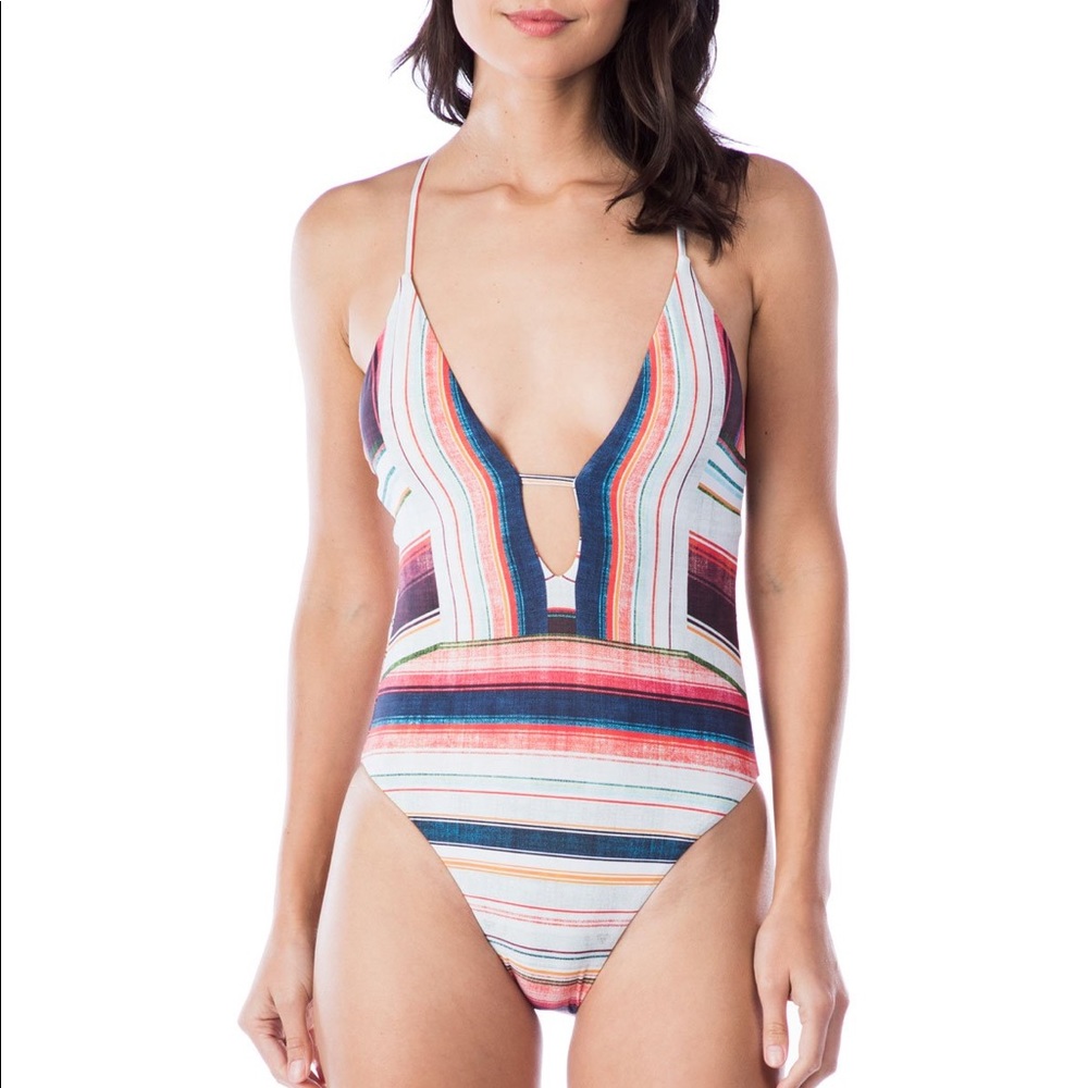 Lucky Brand Sarape Sanora Swimsuit - Picture 7 of 8